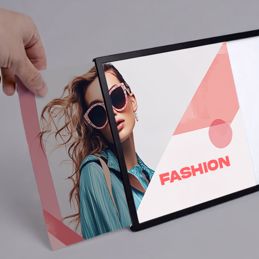 Display Backlight A4 Mockup